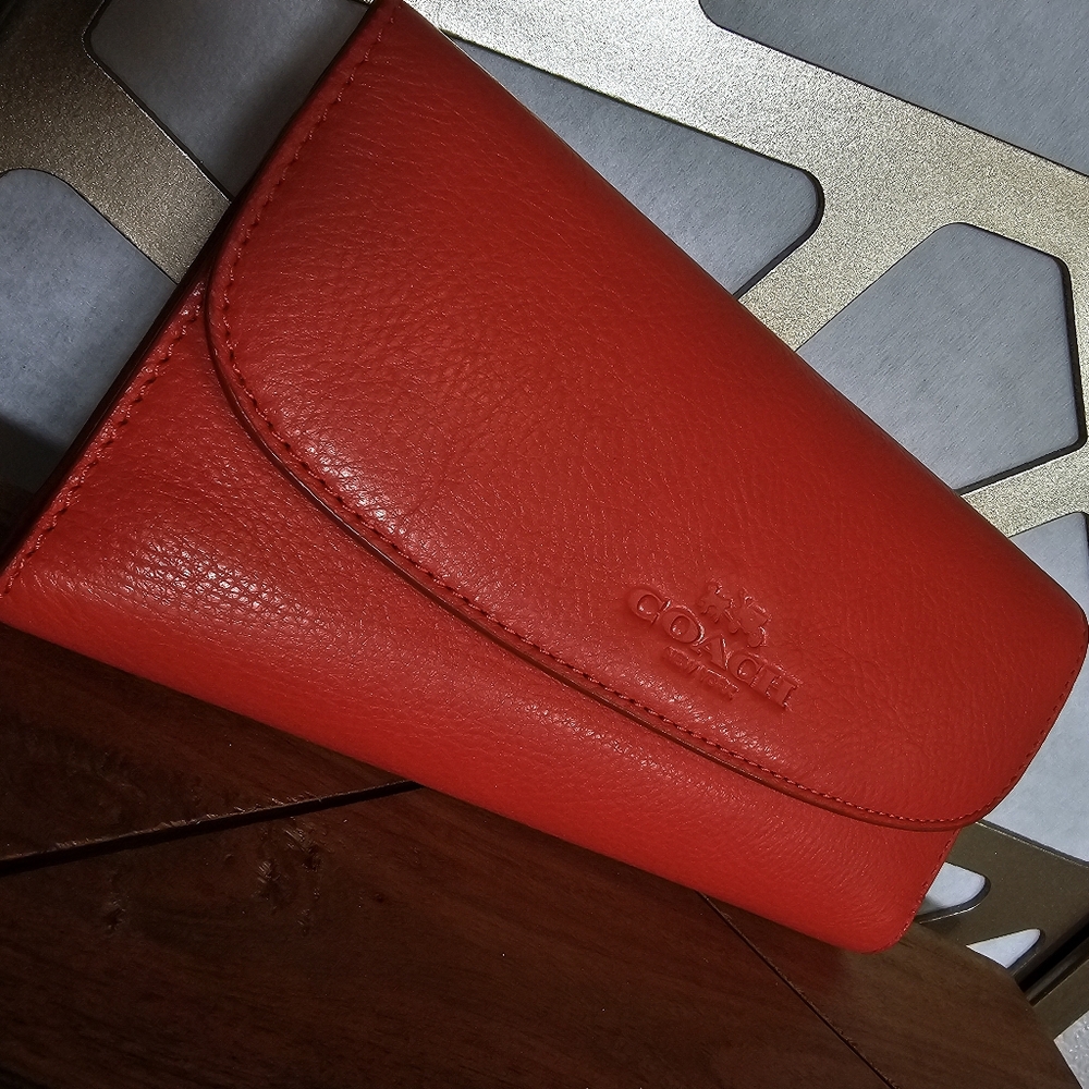Red Coach Wallet